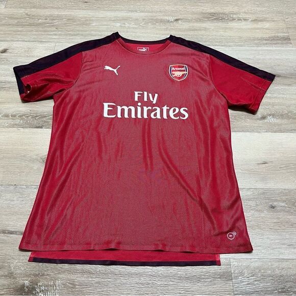 Men's Puma Arsenal 2017 Stadium Jersey Red 753256-11 Size XL - Picture 1 of 8